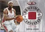 2005-06 Hoops Lebron James Genuine Coverage #GC-LJ card image