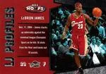 2005-06 Hoops Lebron James LJ Profiles #LBJ-1 card image