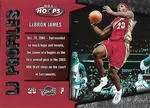 2005-06 Hoops Lebron James LJ Profiles #LBJ-9 card image