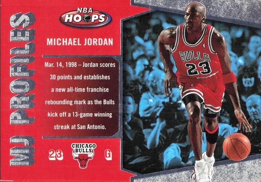 2005-06 Hoops Michael Jordan MJ Profiles #MJ-16 card image