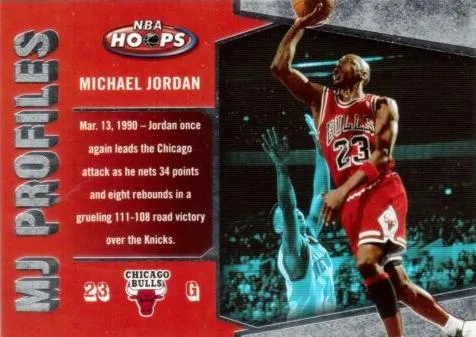 2005-06 Hoops Michael Jordan MJ Profiles #MJ-19 card image