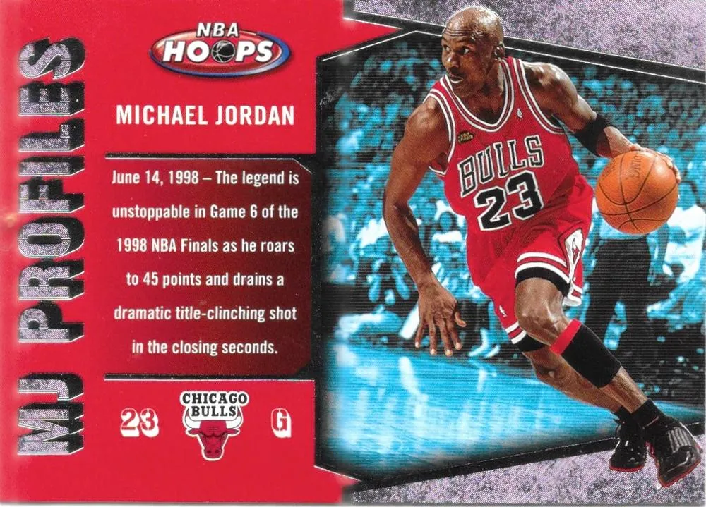 2005-06 Hoops Michael Jordan MJ Profiles #MJ-23 card image