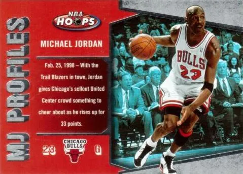 2005-06 Hoops Michael Jordan MJ Profiles #MJ-24 card image