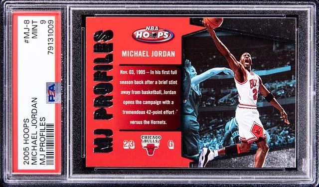 2005-06 Panini Michael Jordan NBA Hoops MJ Profiles #MJ-8 card image