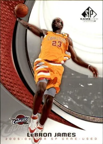 2005-06 SP Game Used Lebron James #16 card image