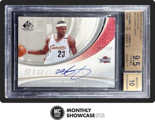 2005-06 SP Game Used Lebron James SIGnificance #SIG-LJ card image