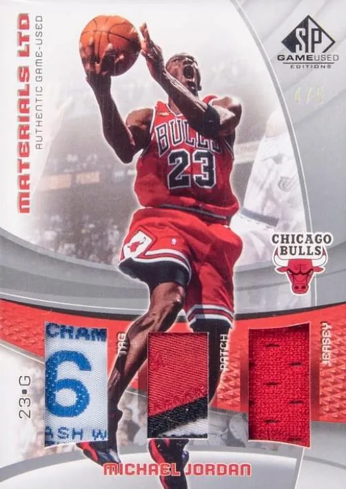 2005-06 SP Game Used Michael Jordan Materials LTD #SPL-MJ card image