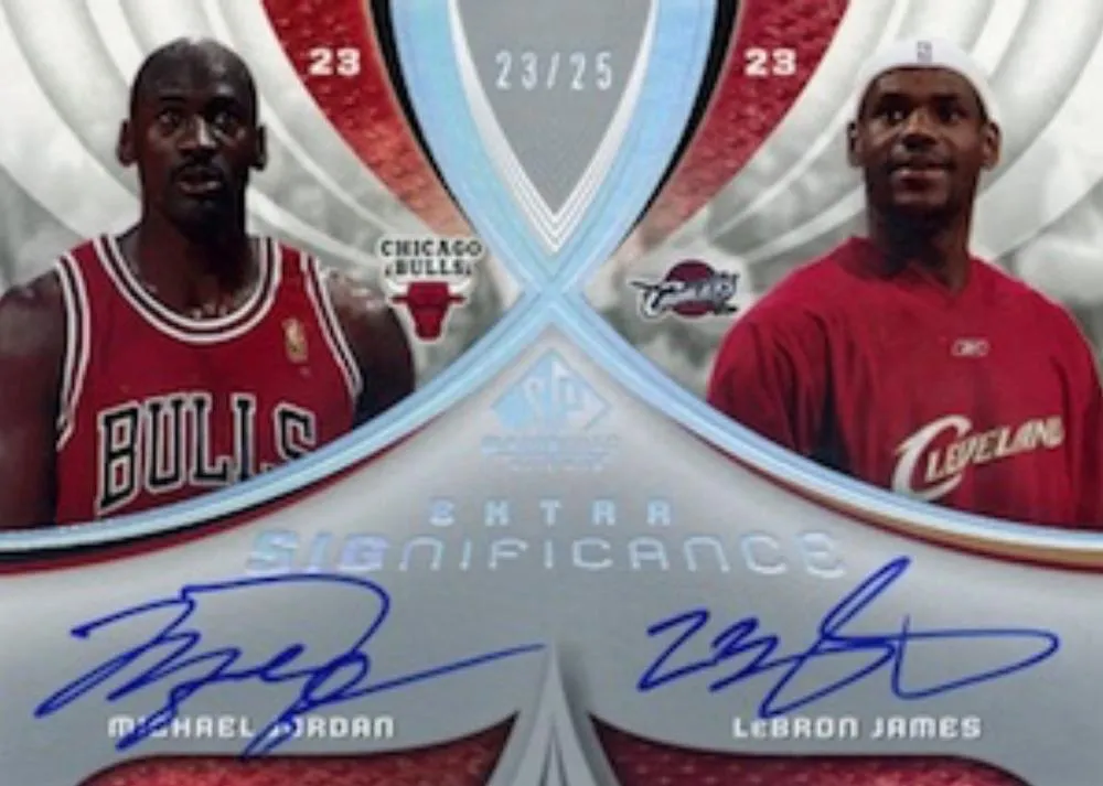 2005-06 SP Game Used Michael Jordan SIGnificance Dual #XSIG-JJ card image
