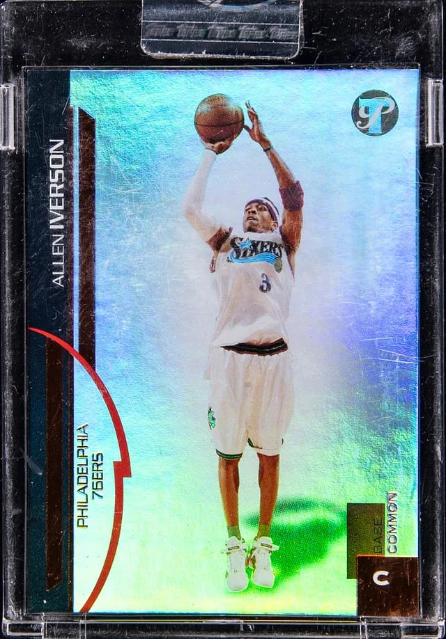 2005-06 Topps Allen Iverson - Topps Encased Pristine Uncirculated #40 card image