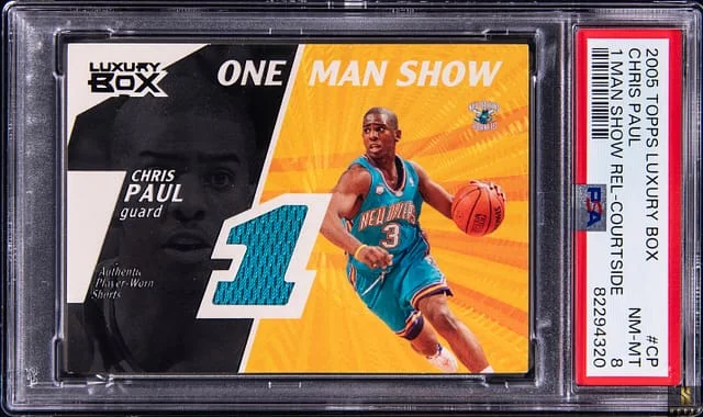 2005-06 Topps Chris Paul Luxury Box One Man Show Relic Courtside #OMSR-CP card image