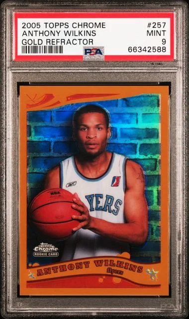 2005-06 Topps Chrome Anthony Wilkins Gold Refractor #257 card image