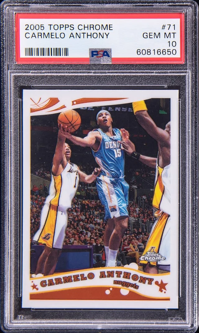 2005-06 Topps Chrome Carmelo Anthony #71 card image