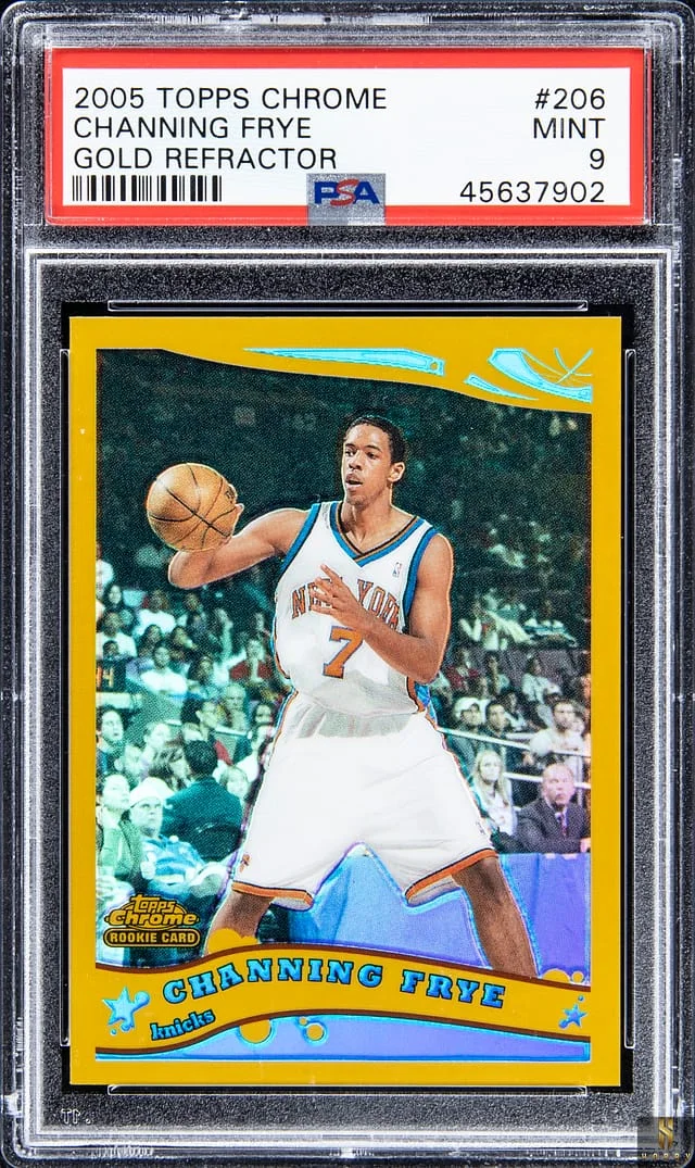 2005-06 Topps Chrome Channing Frye Gold Refractor #206 card image