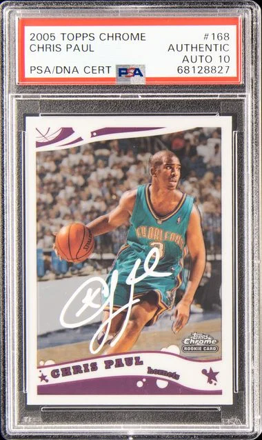 2005-06 Topps Chrome Chris Paul Autograph #168 card image