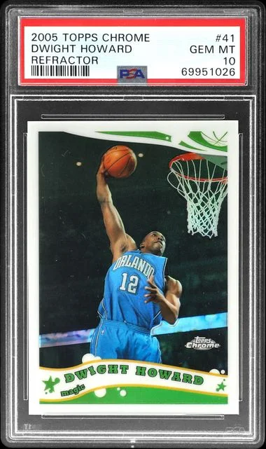 2005-06 Topps Chrome Dwight Howard Refractor #41 card image