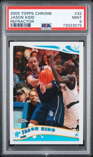 2005-06 Topps Chrome Jason Kidd Refractor #32 card image