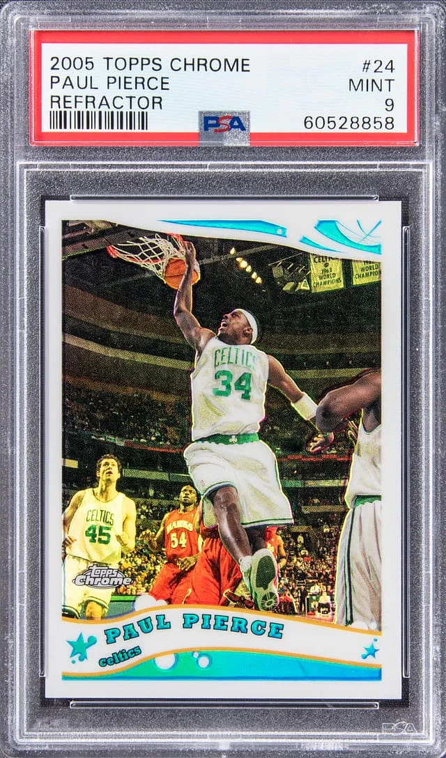 2005-06 Topps Chrome Paul Pierce Refractor #24 card image