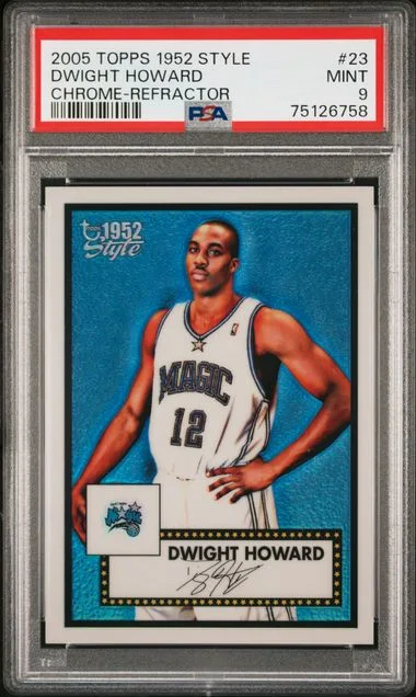 2005-06 Topps Dwight Howard 1952 Style Chrome Refractor #23 card image