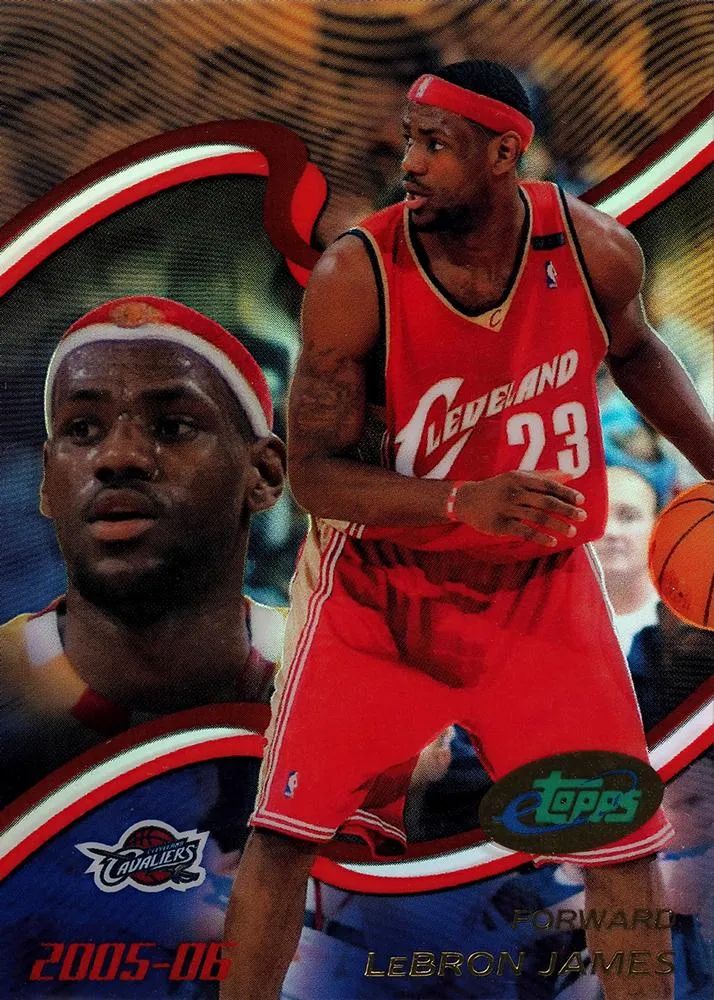 2005-06 Topps eTopps Lebron James #5 card image