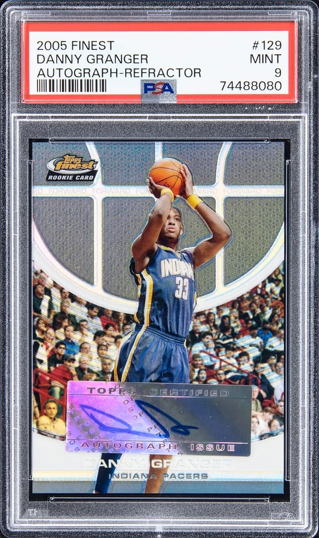 2005-06 Topps Finest Danny Granger Autograph - Refractor #129 card image