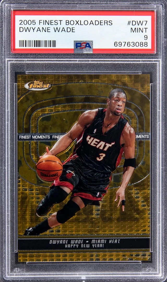 2005-06 Topps Finest Dwyane Wade Boxloader #DW7 card image