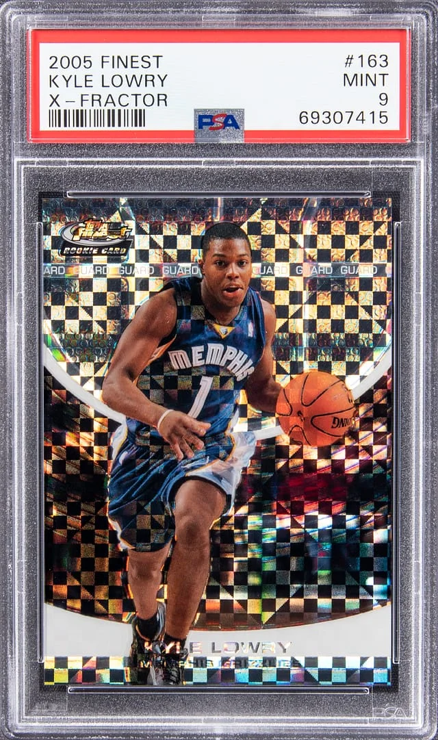 2005-06 Topps Finest Kyle Lowry X-Fractor #163 card image
