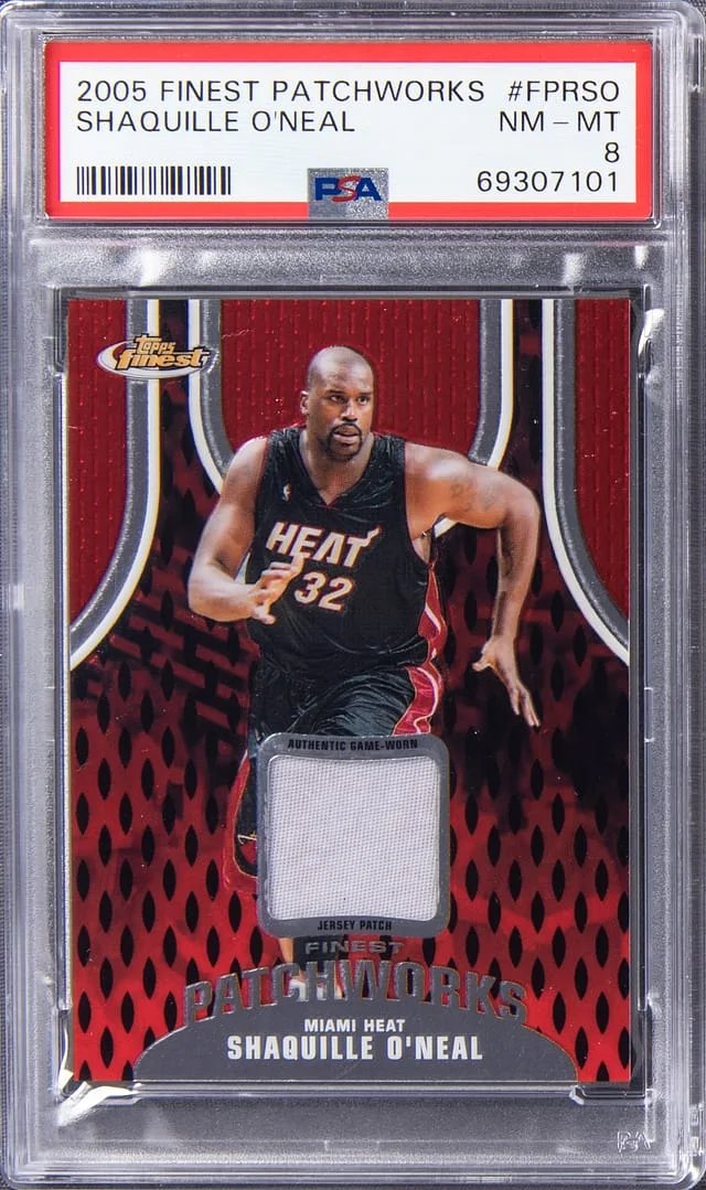 2005-06 Topps Finest Shaquille O'Neal Patchworks #FPR-SO card image