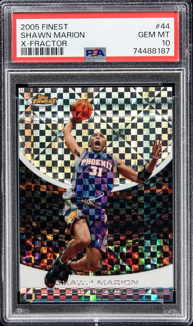2005-06 Topps Finest Shawn Marion X-Fractor #44 card image