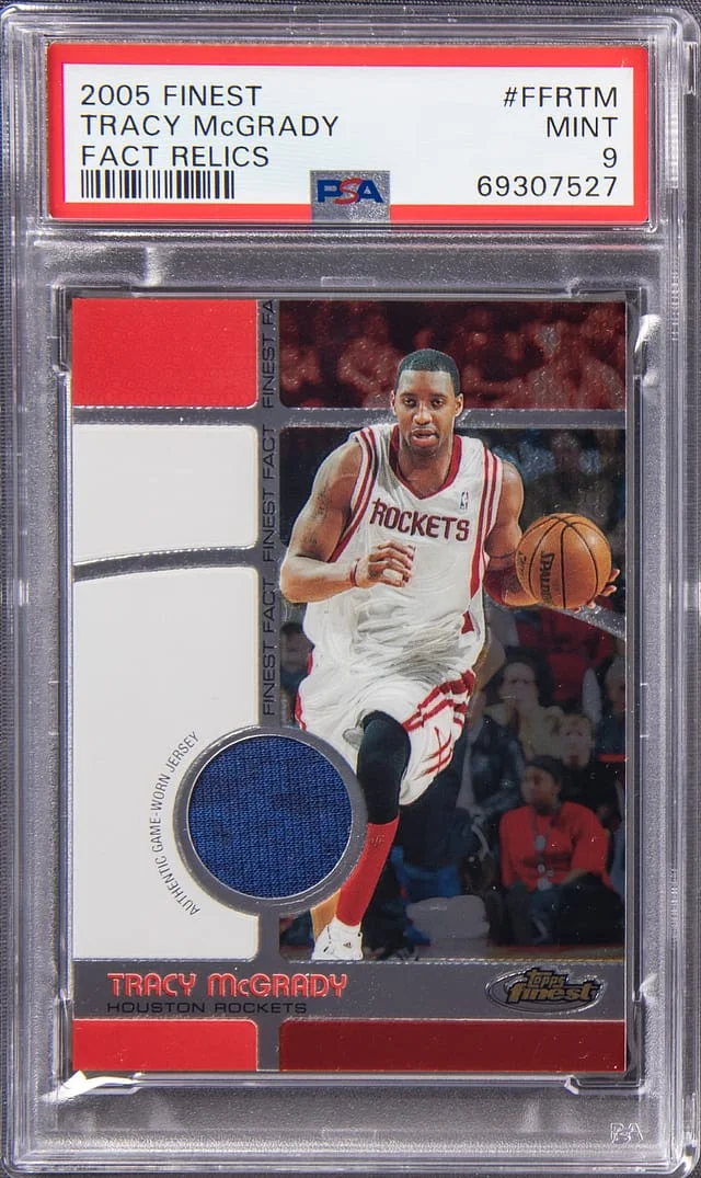 2005-06 Topps Finest Tracy McGrady Fact Relics #FFRTM card image