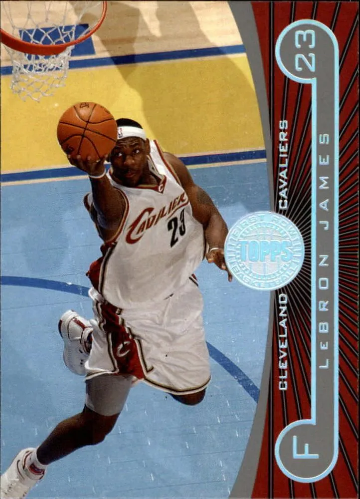 2005-06 Topps First Row Lebron James #36 card image
