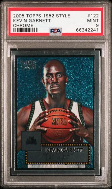 2005-06 Topps Kevin Garnett 1952 Style Chrome #122 card image