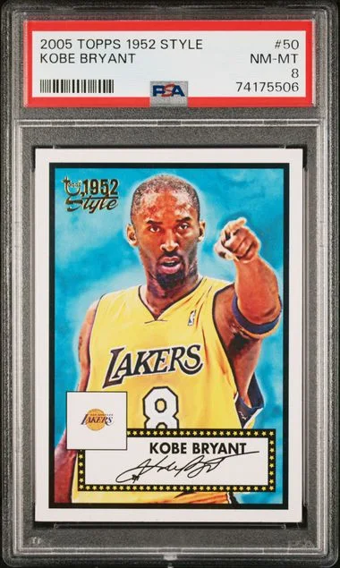 2005-06 Topps Kobe Bryant 1952 Style #50 card image