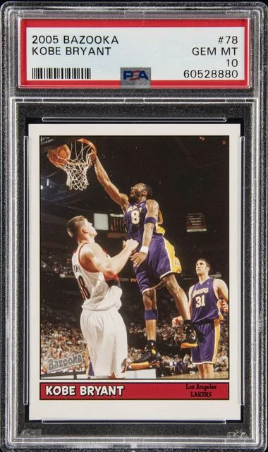 2005-06 Topps Kobe Bryant Bazooka #78 card image