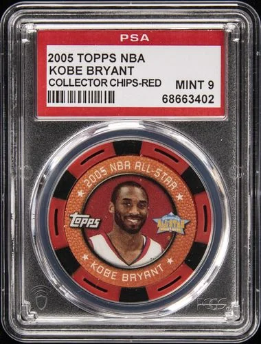 2005-06 Topps NBA Collector Chips Red Kobe Bryant #no-number card image