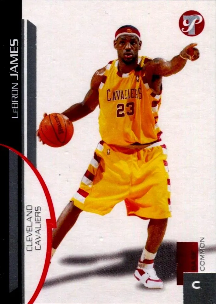 2005-06 Topps Pristine Lebron James #63 card image
