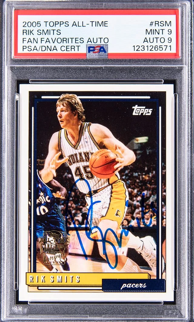 2005-06 Topps Rik Smits All-Time Fan Favorites Autographs #FFA-RSM card image
