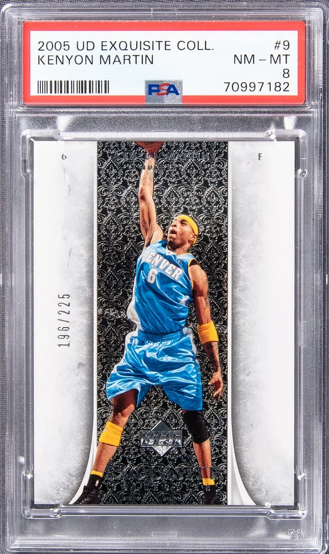 2005-06 UD Exquisite Collection Kenyon Martin #9 card image