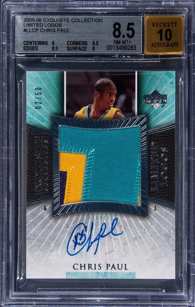 2005-06 UD Exquisite Collection Limited Logos Chris Paul #LL-CP card image