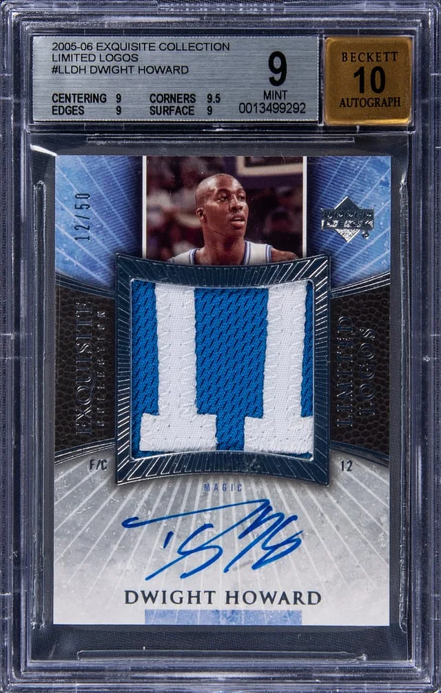 2005-06 UD Exquisite Collection Limited Logos Dwight Howard #LL-DH card image