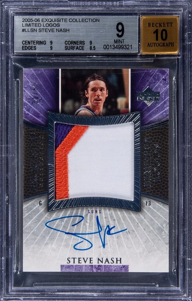 2005-06 UD Exquisite Collection Limited Logos Steve Nash #LL-SN card image