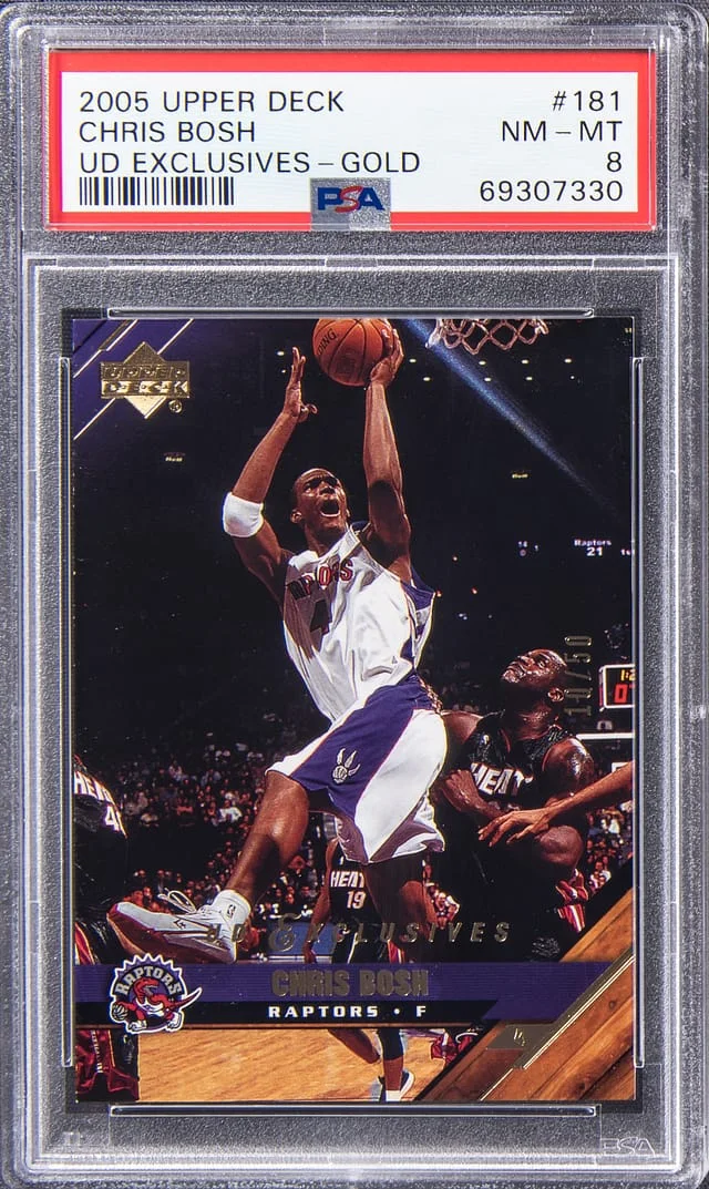 2005-06 Upper Deck Chris Bosh UD Exclusives Gold #181 card image