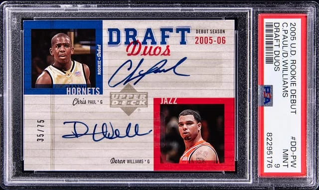 2005-06 Upper Deck Chris Paul/Deron Williams Debut Draft Duos #DD-PW card image