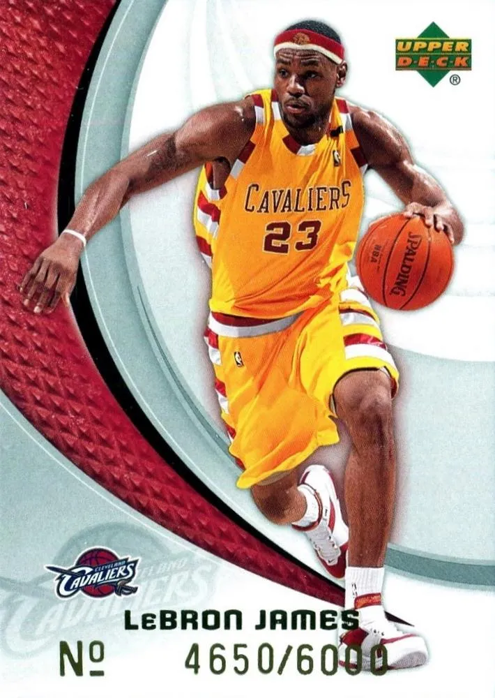 2005-06 Upper Deck Cleveland Cavaliers LeBron James SGA Lebron James #10 card image