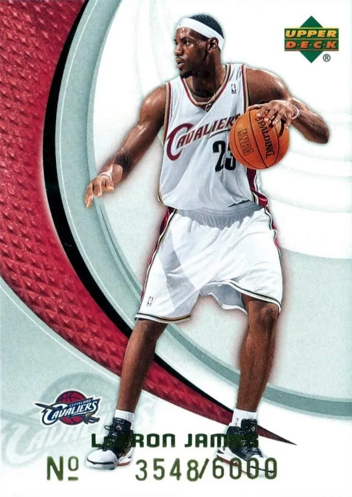 2005-06 Upper Deck Cleveland Cavaliers LeBron James SGA Lebron James #2 card image