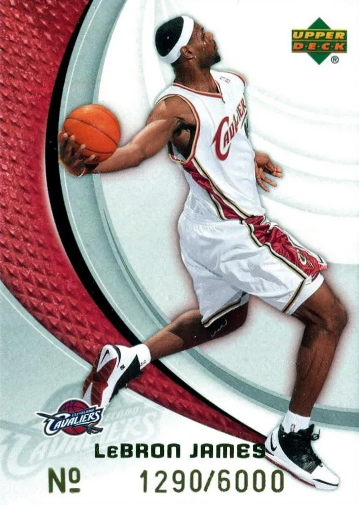 2005-06 Upper Deck Cleveland Cavaliers LeBron James SGA Lebron James #3 card image