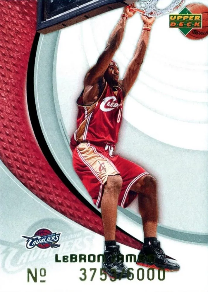2005-06 Upper Deck Cleveland Cavaliers LeBron James SGA Lebron James #5 card image
