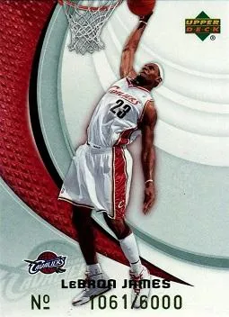 2005-06 Upper Deck Cleveland Cavaliers LeBron James SGA Lebron James #7 card image