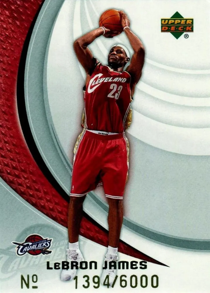 2005-06 Upper Deck Cleveland Cavaliers LeBron James SGA Lebron James #8 card image