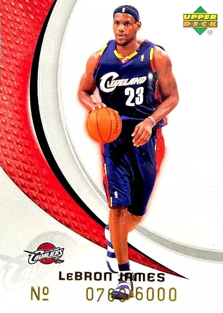 2005-06 Upper Deck Cleveland Cavaliers LeBron James SGA Lebron James #9 card image