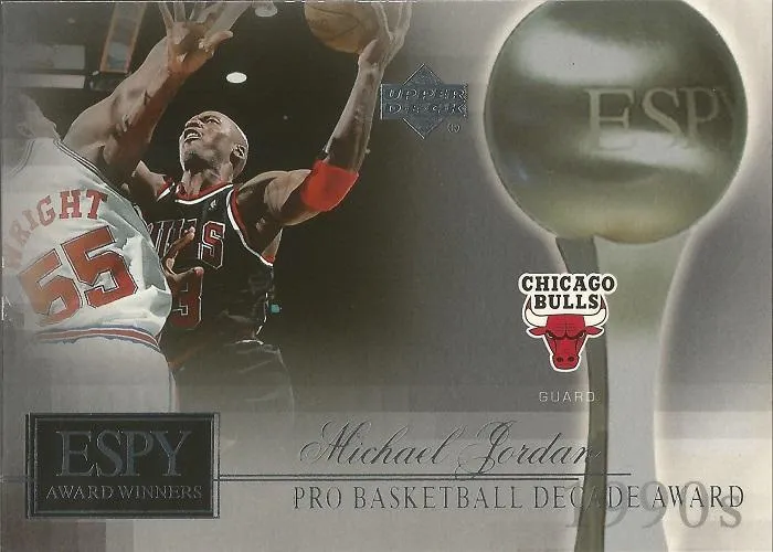 2005-06 Upper Deck ESPN Michael Jordan ESPY Award Winners #ESPY-MJ10 card image